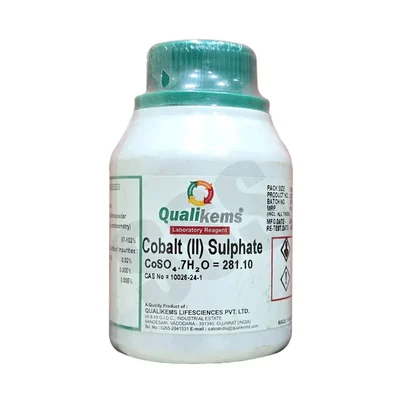 QUALIKEMS Cobalt Sulphate LR 100gmsCAS No 10026-24-1 Laboratory Reagent