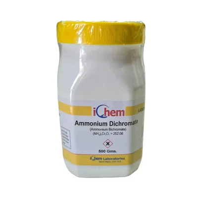 ICHEM Ammonium Dichromate 500GM Assay 99.5% Min Inorganic Salt