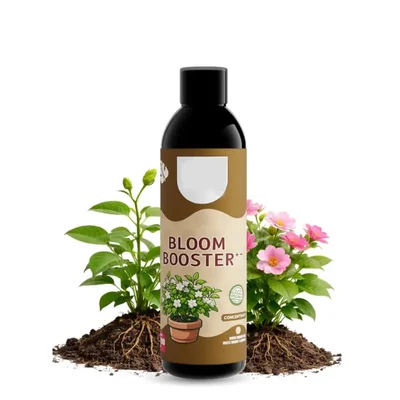 Organic Plant Bloom Booster 200ml Flowering Enhancer for Indoor & Outdoor Plants
