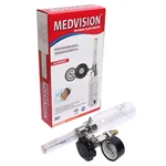 MEDVISION Oxygen Flow Meter Regulator Humidifier Bottle Oxygen Cylinder Fine Adjustment Valve