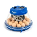Ndeal 18 Eggs Electric Automatic Incubator, 50W Plastic Body, Built-In Temperature Control for Hatching Chicken Eggs