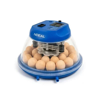 Ndeal 26 Eggs Electric Automatic Incubator, 50W Plastic Body, Built-In Temperature Control for Hatching Chicken Eggs