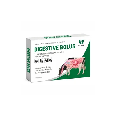 VarahVet Digestive Bolus to Improve Gut Health, Stimulate Appetite & Support Healthy Digestion in Livestock