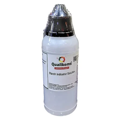 QUALIKEMS Starch Indicator Soln 125ML Laboratory Volumetric Reagent Liquid