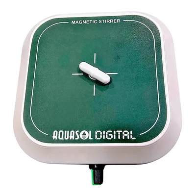 AQUASOL DIGITAL Magnetic Stirrer 3Lit Capacity 200-2000 RPM Brushless DC Motor 125x125mm Plate 500GMS