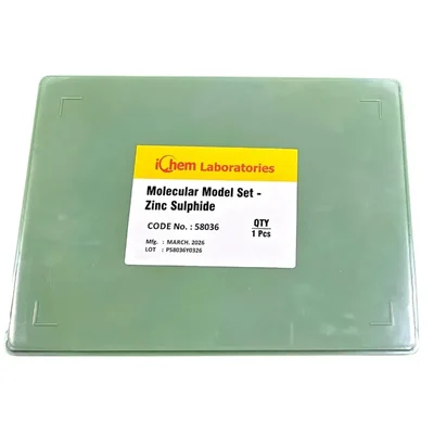 ICHEM Molecular Zinc Sulphide Model Set Senior High School College Science Kit Moulded Box 560GMS