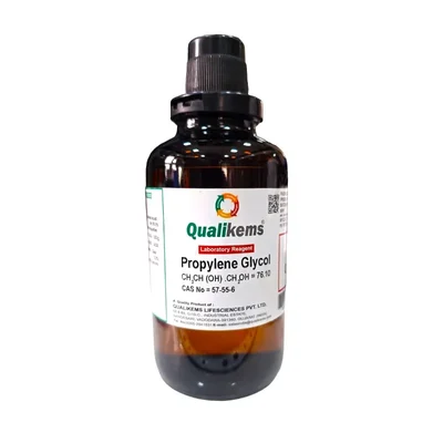QUALIKEMS Propylene Glycol 500ml CAS NO 57-55-6 Laboratory Liquid