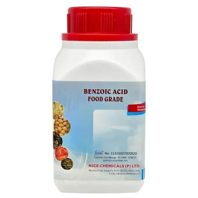 NICE BENZOIC ACID FOOD GRADE 500GMS CAS NO 65 85 0 Preservative Powder