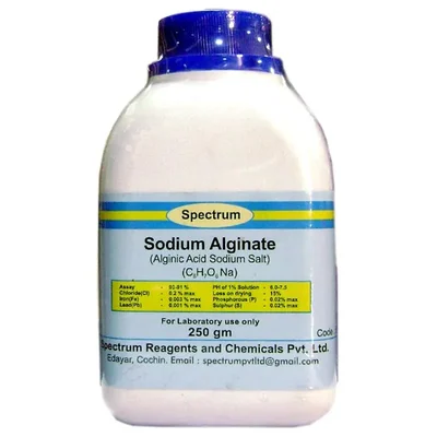 SPECTRUM SODIUM ALGINATE 250GMS Crystal Biopolymer Reagent