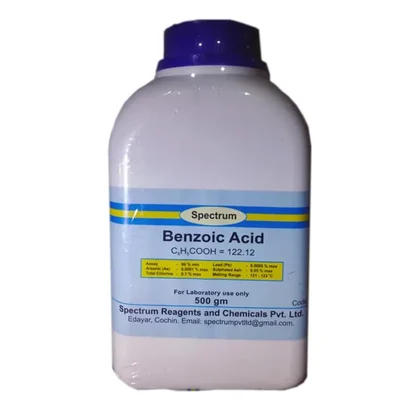 SPECTRUM BENZOIC ACID 99% 500GMS Organic Chemical Powder