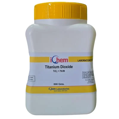 ICHEM Titanium Dioxide 500GM ASSAY 98% CAS NO 13463-67-7 Oxide Powder