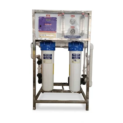 Commercial RO Water Purification Plant 150 LPH Stainless Steel RO Skid for Offices Schools Restaurants and Hospitals