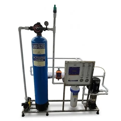 Commercial RO Water Purification Plant 250 LPH, SS RO Skid for Commercial Buildings, Schools, Hospitals and Canteens