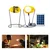 Sun King Boom, Portable Solar Lamp with FM, MP3, and USB Mobile Charging - 36 hrs Backup