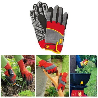 Wolf Garten Premium Quality Tool Holding Hand Gloves GH -M 8(Size-8)