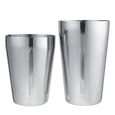 Combo of 530ml & 850ml Boston Shaker Stainless Steel Without Base, Unbreakable Cocktail Shaker Set for Bars, Bartending