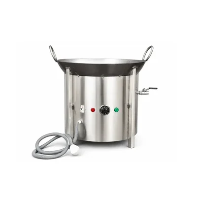 Commercial 16-Inch Electric Kadai with MCB Safety Feature, 3000 Watt Power for Commercial Kitchens