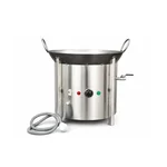 Commercial 16-Inch Electric Kadai with MCB Safety Feature, 3000 Watt Power for Commercial Kitchens