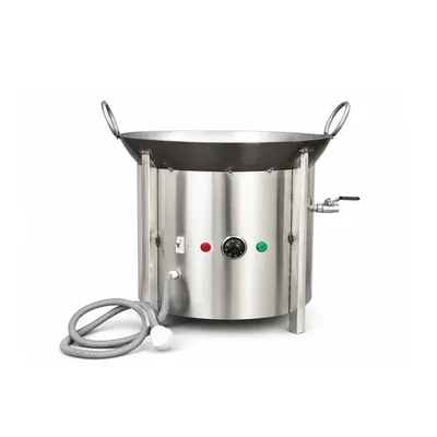 Commercial 18-Inch Electric Kadai with MCB Safety Feature, 3000 Watt Power for Commercial Kitchens