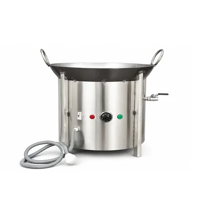 Commercial 20-Inch Electric Kadai with MCB Safety Feature, 3000 Watt Power for Commercial Kitchens
