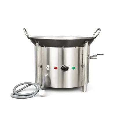 Commercial 22-Inch Electric Kadai with MCB Safety Feature, 6000 Watt Power for Commercial Kitchens