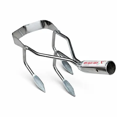 Global Nature Agro 3-Tines, Manual Hand Culti-Rake Without Handle, For Farming & Gardening