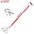 Global Nature Agro 3-Tines,Manual Hand Culti-Rake With 4.25 Feet Steel Handle and Grip, For Farming & Gardening
