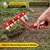 Global Nature Agro 8-Tine 8 Inch Manual Garden Hand Rake Without Handle, For Farming & Gardening