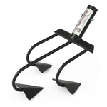 Global Nature Agro 3-Tines, 4 Inch Manual Hand Rake Without Handle, For Farming & Gardening