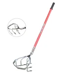 Global Nature Agro 5-Tine Heavy-Duty Manual Weeder With 2 Feet Handle For Farm & Garden