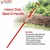 Global Nature Agro 4.25 Feet Long Steel Handle With Wooden D-Grip, Suitable For All Garden Tools