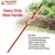 Global Nature Agro 4 Feet Long Steel Handle With Rubber Grip, Suitable For All Garden Tools