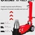 Hukums 50/25 Ton Pneumatic Air Hydraulic Jack - 535mm Max Height, 0.8-1.2 Mpa Air Pressure