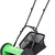 Manual Lawn Mower 16 inch wide 27L Grass Catcher, 5-Blade