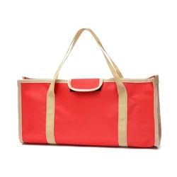 PAHAL Nylon Red Single Compartment Power Tool Bag without Pockets