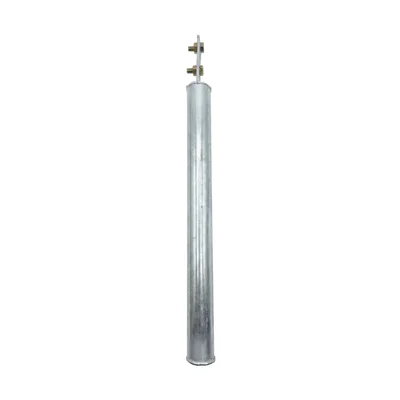 2 Feet (24 Inch) GI Earthing Electrode 48mm Diameter for Electrical Grounding & Surge Protection Hot Dip Galvanized Pipe