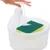  2-in-1 Liquid Soap Dispenser with Pump and Sponge Container