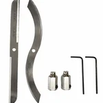 Farmio 2 Pieces Grass Cutting Blades & Shaft Connectors for Farmio Grass Cutter