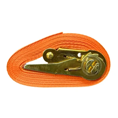 GTCFI 25mm Heavy-Duty Tie Down Strap - 7m Ratchet Mechanism for Secure Cargo Restraint & Versatile Applications