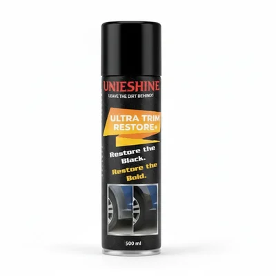 UNIESHINE 500 ml Ultra Trim Restore+ Trim Restorer - Faded Plastic & Rubber Restorer