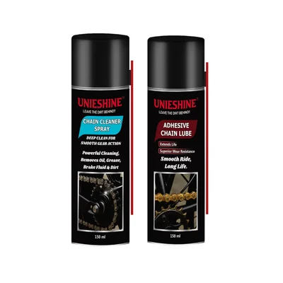UNIESHINE 150 ml Chain Lube & Cleaner Kit