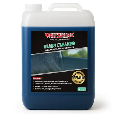 UNIESHINE 5 ltr Concentrated Glass Cleaner and Disinfectant 