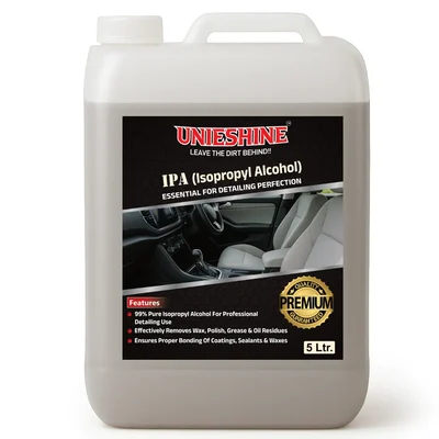 UNIESHINE 5 ltr IPA Surface Prep Cleaner for Car & Bike Detailing