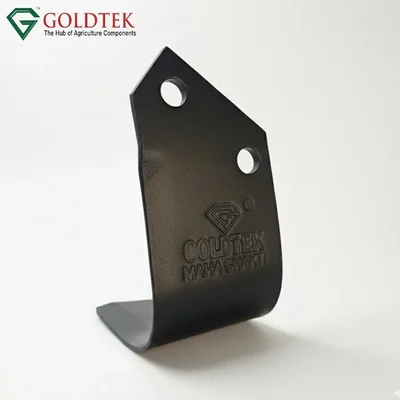 GOLDTEK 18 Pieces Mahasakti Harvester Blades 14x57 mm for Rotavator and Power Tillers