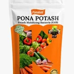 Pona Potash Bio-Fertilizer Powder 1 kg Potassium Mobilizing Bacteria (5x10^7 CFU/g) for Commercial Crops