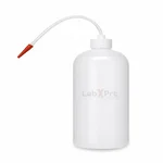 LABXPRT 1000ml Pack of 1 Wash Bottle Polypropylene Squeeze Leak-Proof Screw Cap