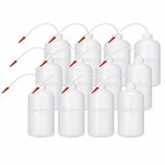 LABXPRT 1000ml Pack of 12 Lab Squeeze Polypropylene Wash Bottle with Flexible Dispensing Tube