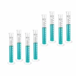 LABXPRT 100ml Pack of 8 Chemistry Lab Measuring Polypropylene Graduated Cylinder