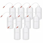 LABXPRT 250ml Pack of 10 Lab Squeeze Polypropylene Wash Bottle with Flexible Dispensing Tube
