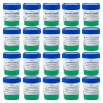 LABXPRT 30ml Polypropylene Urine Sample Bottles Pack of 20pcs for School College Chemistry Lab Laboratory With Lid